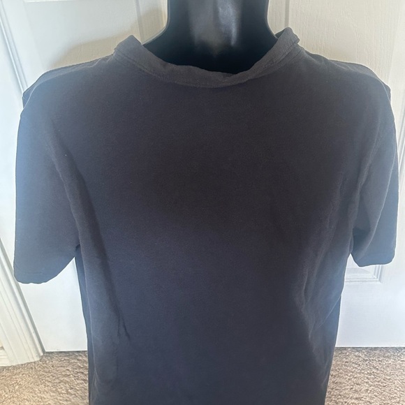 Men's Black Shirt used Municipal sz L polo - Picture 5 of 5